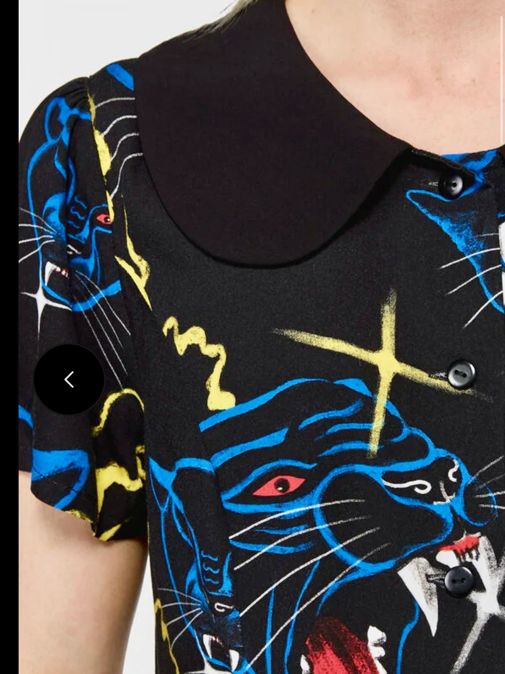 NWT DANGERFIELD Panther Punk Mini Dress - Picture 3 of 7